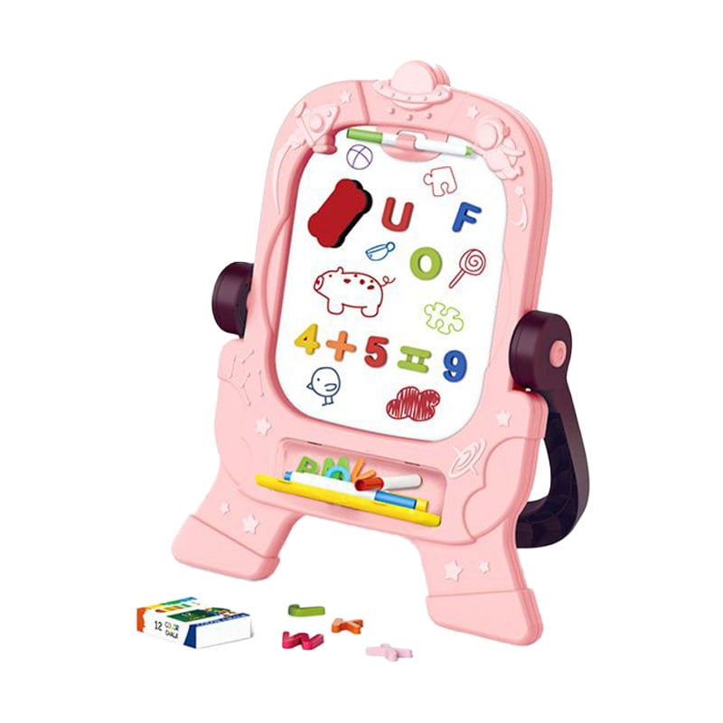 Уцінка! Дитяча магнітна дошка PAINTER ROOM Розумашка, від 3 років, рожева (WFM802881)